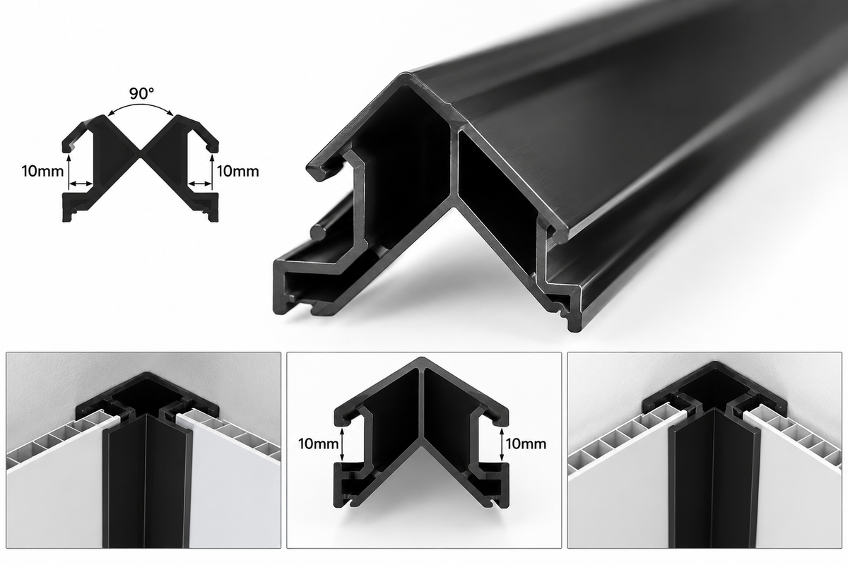 PVC 10mm Joiners Atlus Materials