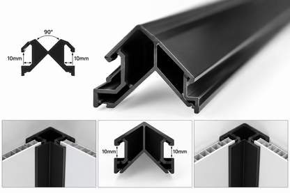 PVC 10mm Joiners Atlus Materials
