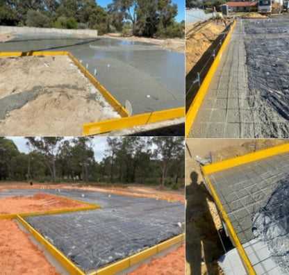 1 COURSE FRP FORMBOARDS